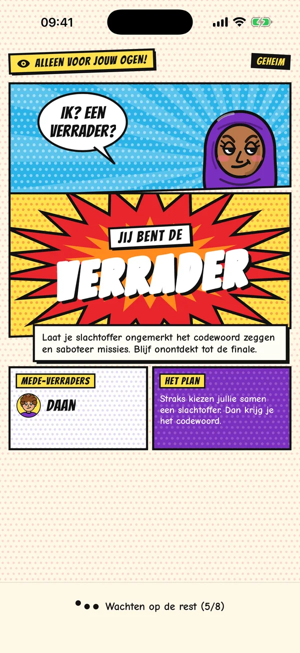 Scherm: Jij bent de Verrader